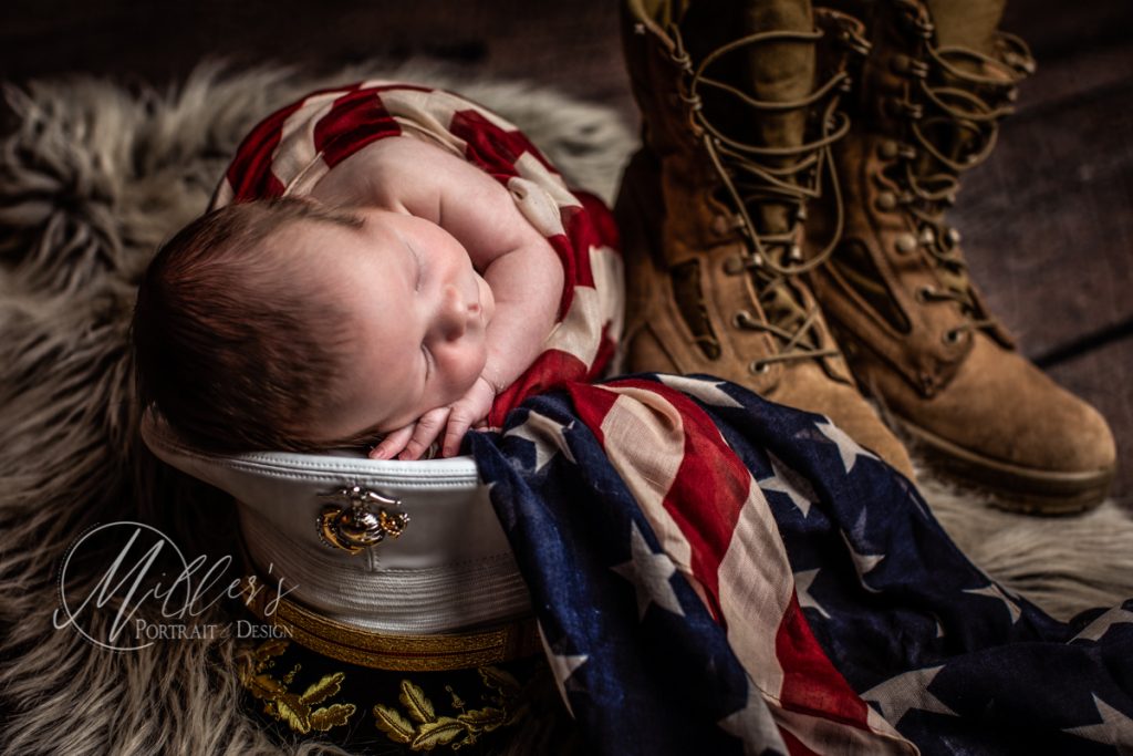 Military Family and Newborn Portraits