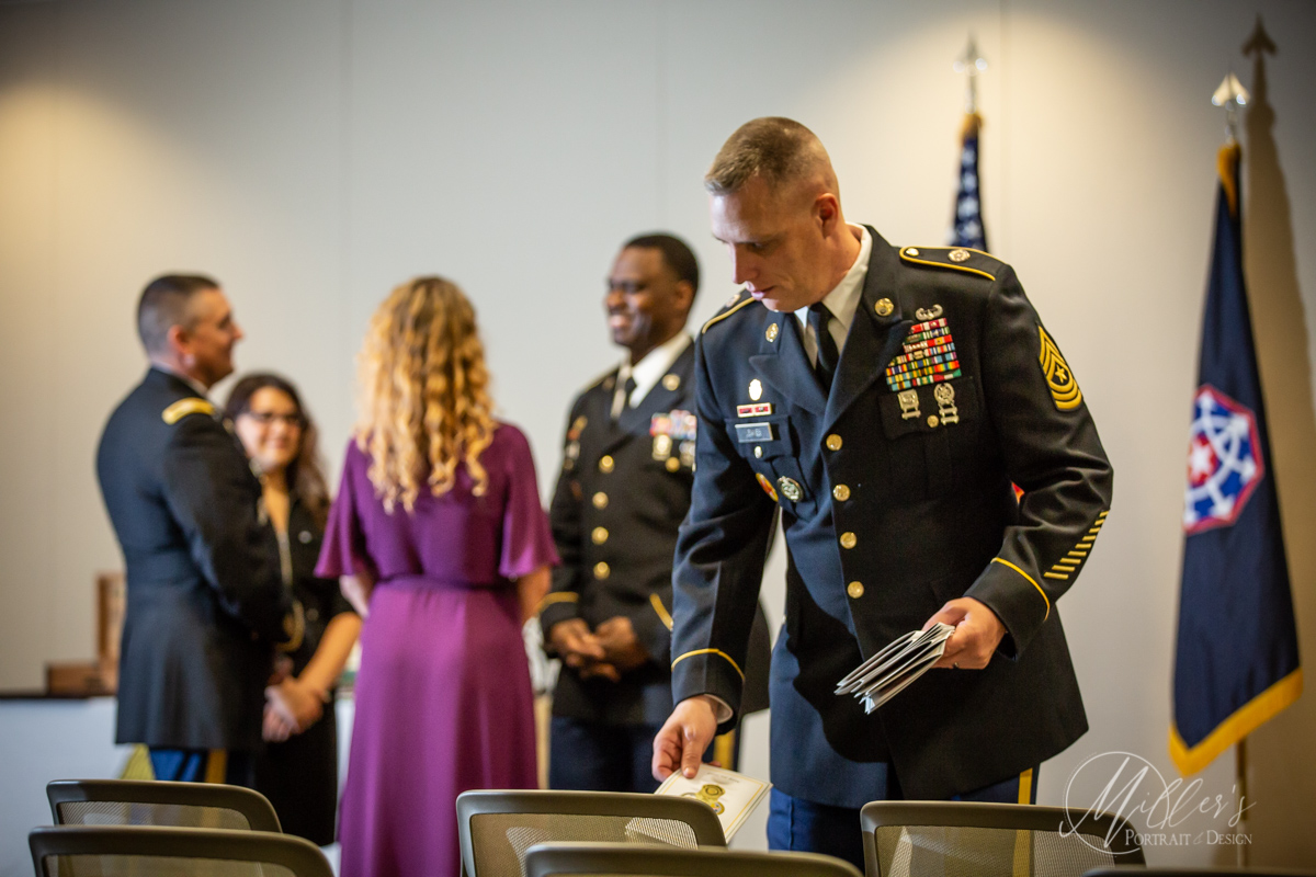 Military Retirement Ceremony Photography